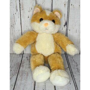 15" 2015 Animaland Nanco Orange Cat Tan White Plush Long Legs Stuffed Animal